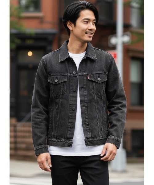 Levi's(リーバイス)の「【LEVI'S/リーバイス】【永遠の定番 3rd】3rd TRUCKER JACKET 3rdトラッカージャケット Gジャン 定番 アメカジ(デニムジャケット・メンズ・インディゴブルー/ブラック/ワンウォッシュ・MEDIUM/LARGE/X-LARGE)」の4枚目の写真