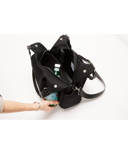 EDITA.(エディータ)の「洗濯機で洗える Washable Everyday Round 2way Tote 大容量 / 防水(トートバッグ・レディース・ブラック・FREE)」の14枚目の写真