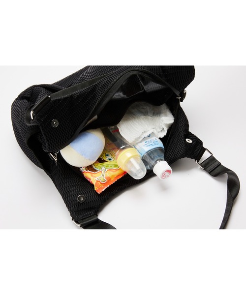 EDITA.(エディータ)の「洗濯機で洗える Washable Everyday Round 2way Tote 大容量 / 防水(トートバッグ・レディース・ブラック・FREE)」の22枚目の写真
