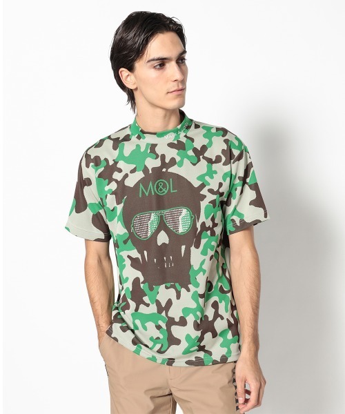 MARK & LONA(マークアンドロナ)の「Wham! Spectrum Performance Mock | MEN(Tシャツ/カットソー・メンズ・グリーン/ブルー・46/48/50)」の2枚目の写真