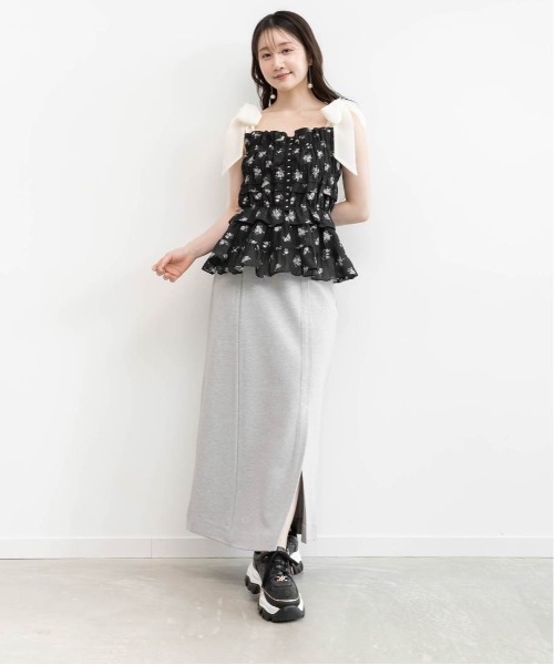 RANDA(ランダ)の「3WAYストラップセミタイトスカート(スカート・レディース・アイボリー/ブラウン/グレー・1/0)」の15枚目の写真