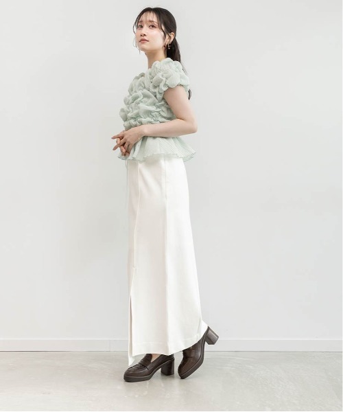 RANDA(ランダ)の「3WAYストラップセミタイトスカート(スカート・レディース・アイボリー/ブラウン/グレー・1/0)」の21枚目の写真