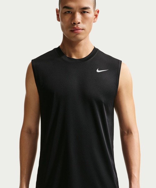 NIKE(ナイキ)の「ナイキ NIKE ナイキ DF STD SLVLS フレックス S/S Tシャツ(タンクトップ・メンズ・ブラック/ホワイト/バイオレット・S/M/L/LL/3L)」の2枚目の写真