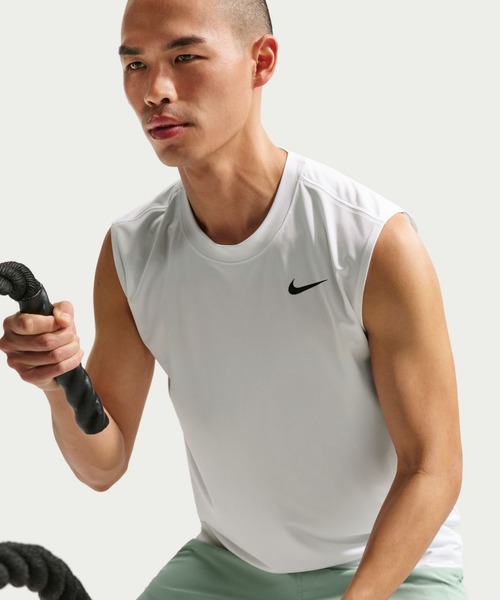 NIKE(ナイキ)の「ナイキ NIKE ナイキ DF STD SLVLS フレックス S/S Tシャツ(タンクトップ・メンズ・ブラック/ホワイト/バイオレット・S/M/L/LL/3L)」の6枚目の写真