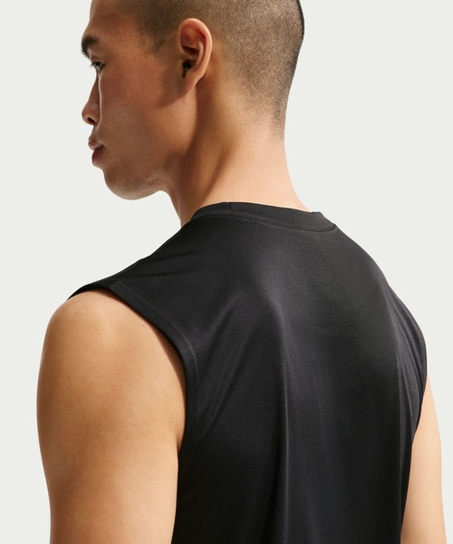 NIKE(ナイキ)の「ナイキ NIKE ナイキ DF STD SLVLS フレックス S/S Tシャツ(タンクトップ・メンズ・ブラック/ホワイト/バイオレット・S/M/L/LL/3L)」の9枚目の写真
