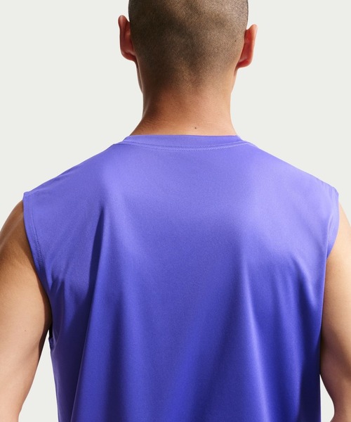 NIKE(ナイキ)の「ナイキ NIKE ナイキ DF STD SLVLS フレックス S/S Tシャツ(タンクトップ・メンズ・ブラック/ホワイト/バイオレット・S/M/L/LL/3L)」の14枚目の写真