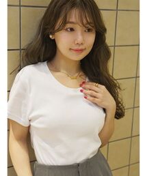 LILY BROWN（リリーブラウン）の「骨格別カップインT:ストレート（Tシャツ/カットソー）」