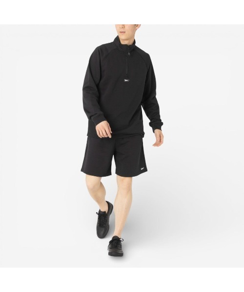 Reebok(リーボック)の「ハーフ ジップトップ / RBK.B FT OH HALF ZIP(その他トップス・メンズ・グレー/ブラック・SMALL/MEDIUM/X-LARGE/LARGE)」の3枚目の写真