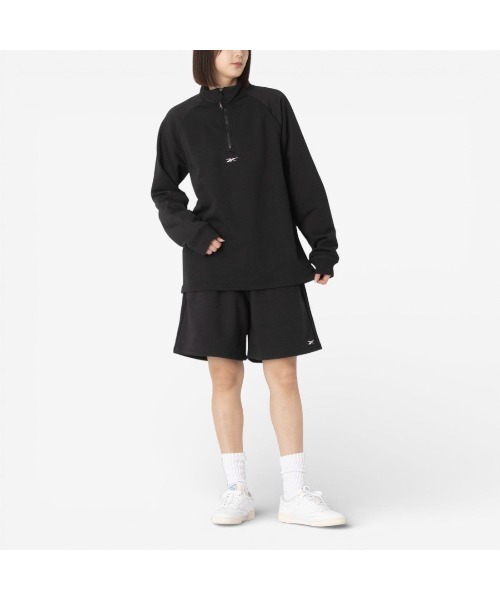 Reebok(リーボック)の「ハーフ ジップトップ / RBK.B FT OH HALF ZIP(その他トップス・メンズ・グレー/ブラック・SMALL/MEDIUM/X-LARGE/LARGE)」の7枚目の写真