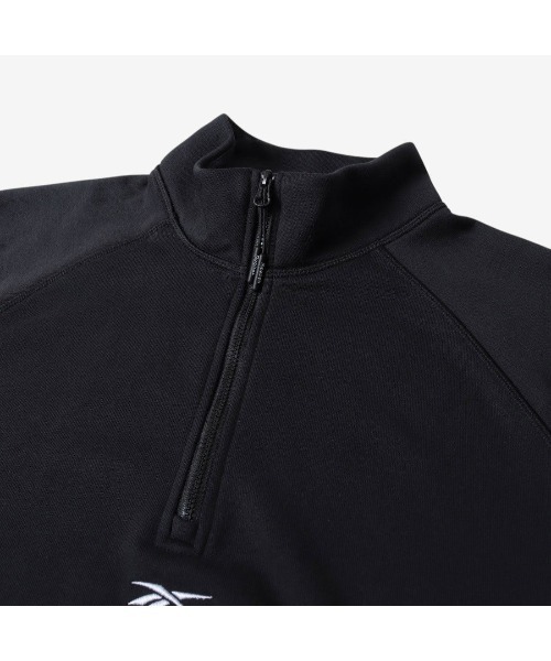 Reebok(リーボック)の「ハーフ ジップトップ / RBK.B FT OH HALF ZIP(その他トップス・メンズ・グレー/ブラック・SMALL/MEDIUM/X-LARGE/LARGE)」の8枚目の写真