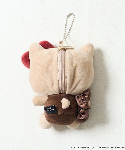FREAK'S STORE(フリークスストア)の「SANRIO CHARACTERS × SMAST × FREAK'S STORE/サンリオ サンリオキャラクターズ エコバッグ入り ぬいぐるみチャーム(キーホルダー・レディース・ブラック/ブルー/ベージュ・フリ-)」の12枚目の写真