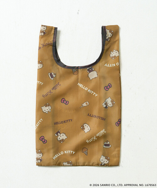 FREAK'S STORE(フリークスストア)の「SANRIO CHARACTERS × SMAST × FREAK'S STORE/サンリオ サンリオキャラクターズ エコバッグ入り ぬいぐるみチャーム(キーホルダー・レディース・ブラック/ブルー/ベージュ・フリ-)」の9枚目の写真