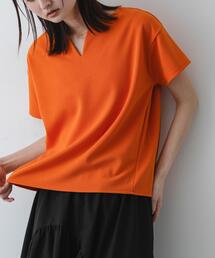 SENSE OF PLACE by URBAN RESEARCH（センスオブプレイスバイアーバンリサーチ）の「キーネックミラノリブTシャツ（Tシャツ/カットソー）」