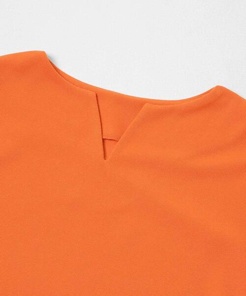 SENSE OF PLACE by URBAN RESEARCH(センスオブプレイスバイアーバンリサーチ)の「キーネックミラノリブTシャツ(Tシャツ/カットソー・レディース・オフホワイト/ホワイト系その他/ブラック/ブラウン/オレンジ・ONE)」の13枚目の写真