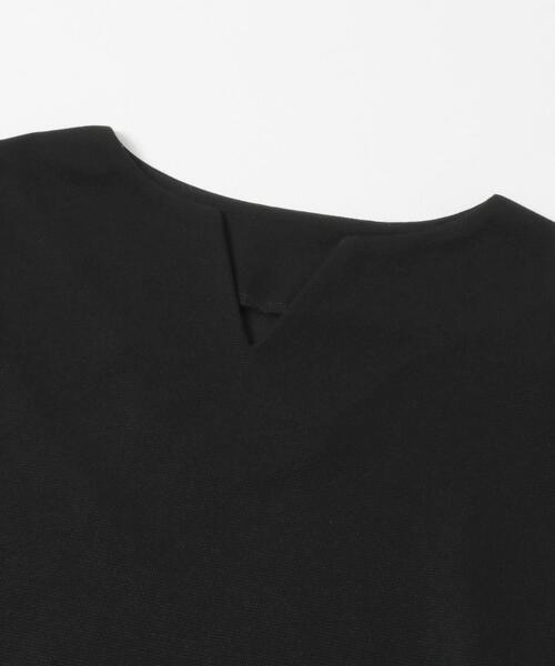 SENSE OF PLACE by URBAN RESEARCH（センスオブプレイスバイアーバンリサーチ）の「キーネックミラノリブTシャツ（Tシャツ/カットソー・レディース・オフホワイト/ホワイト系その他/ブラック/ブラウン/オレンジ・ONE）」の15枚目の写真