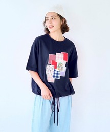 SWIMMERコラボ ドロストレディース五分袖Ｔシャツ