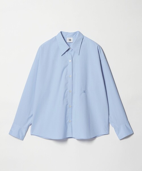 ER(イーアール)の「<ER>コットンブレンド クラシックシャツ(シャツ/ブラウス・レディース・ライトブルー/ブラック/ホワイト・FREE)」の15枚目の写真