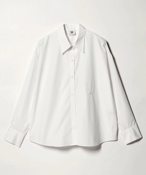 ER(イーアール)の「<ER>コットンブレンド クラシックシャツ(シャツ/ブラウス・レディース・ライトブルー/ブラック/ホワイト・FREE)」の22枚目の写真