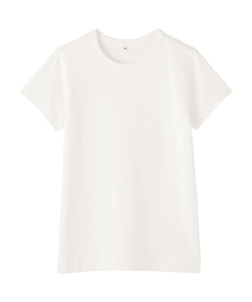 MUJI Labo(ムジラボ)の「〔MUJI Labo〕婦人 リネン混半袖Tシャツ(Tシャツ/カットソー・レディース・ライトグレー/グリーン系/ブラック/オフホワイト・S/M/L/XL)」の6枚目の写真