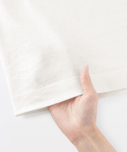 MUJI Labo(ムジラボ)の「〔MUJI Labo〕婦人 リネン混半袖Tシャツ(Tシャツ/カットソー・レディース・ライトグレー/グリーン系/ブラック/オフホワイト・S/M/L/XL)」の8枚目の写真