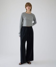 【RIM.ARK/リムアーク】Side tuck sporty PT/サイドタックスポーティーパンツ