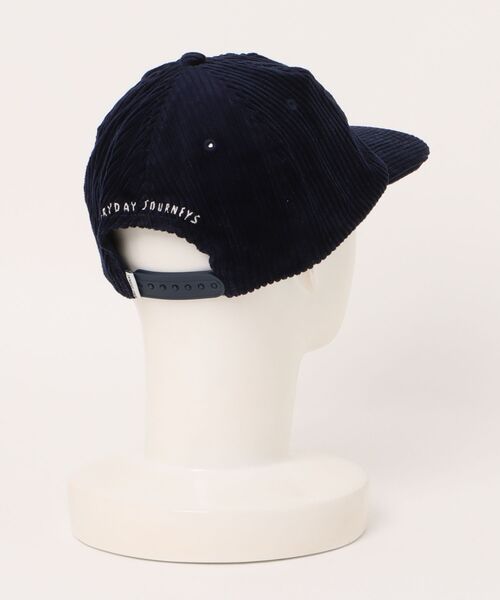 BANKS（バンクス）の「CAP/ BANKS JOURNAL(バンクスジャーナル) フラワー刺繍 コーデュロイ キャップ 6パネル ロゴキャップ ベースボールキャップ（キャップ・メンズ・ネイビー・FREE）」の2枚目の写真
