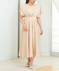 Gathered Bicolor Dress（ワンピース）｜Her lip to（ハーリップトゥー