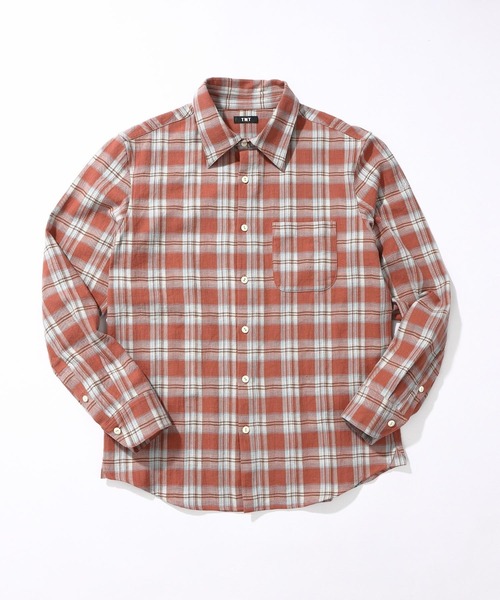 TMT(ティーエムティー)の「FLANNEL CHECK SHIRTS(シャツ/ブラウス・メンズ・レッド/ブルー・MEDIUM/X-LARGE/LARGE)」の1枚目の写真