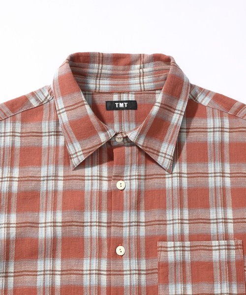 TMT(ティーエムティー)の「FLANNEL CHECK SHIRTS(シャツ/ブラウス・メンズ・レッド/ブルー・MEDIUM/X-LARGE/LARGE)」の4枚目の写真