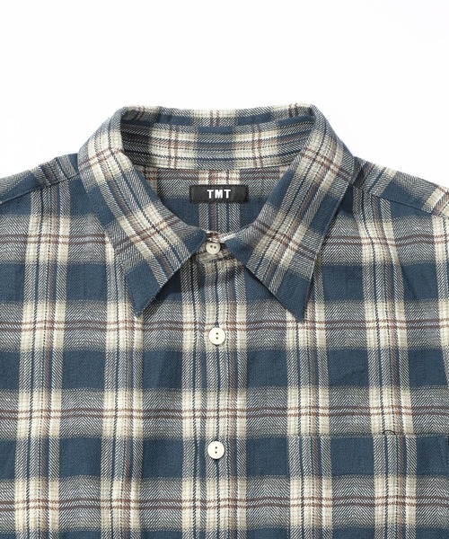 TMT(ティーエムティー)の「FLANNEL CHECK SHIRTS(シャツ/ブラウス・メンズ・レッド/ブルー・MEDIUM/X-LARGE/LARGE)」の7枚目の写真