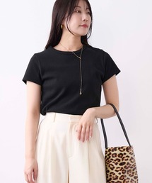 MICA&DEAL | リブコンパクトTシャツ(Tシャツ/カットソー)