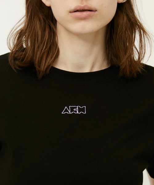 Auntie Rosa Holiday（アンティローザホリデー）の「コンパクトカラー刺繍TEE（Tシャツ/カットソー・レディース・ブラウン/グリーン/パープル/グレー/アイボリー/ブラック・FREE）」の11枚目の写真