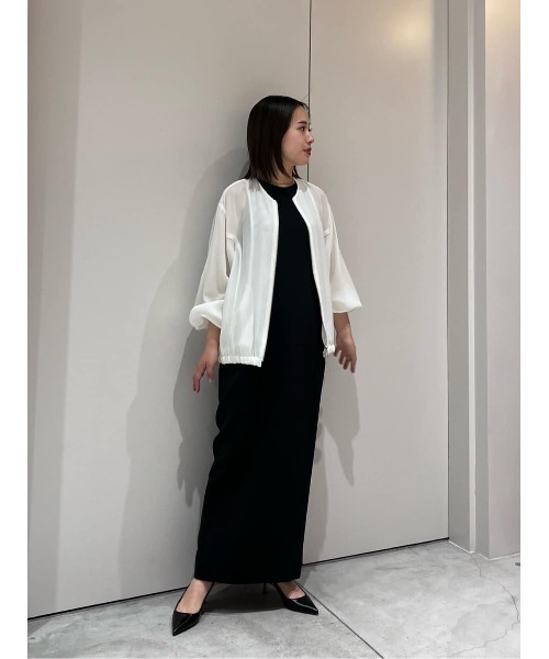 ESTNATION(エストネーション)の「ESTNATION THE FIRST / アメスリワンピース(ワンピース・レディース・ブラック/オフホワイト・36/38)」の9枚目の写真