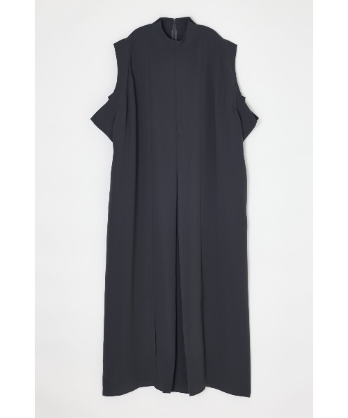 ENFOLD（エンフォルド）の「SHREDDER HEM DRESS（ワンピース・レディース・ブラック/ダークグレー・36/38）」の2枚目の写真