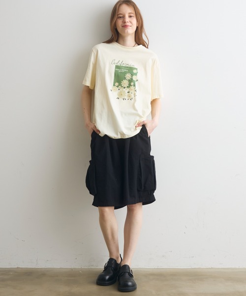 Crisp(クリスプ)の「flower print T / フラワープリントT(Tシャツ/カットソー・レディース・ホワイト/イエロー・FREE)」の20枚目の写真