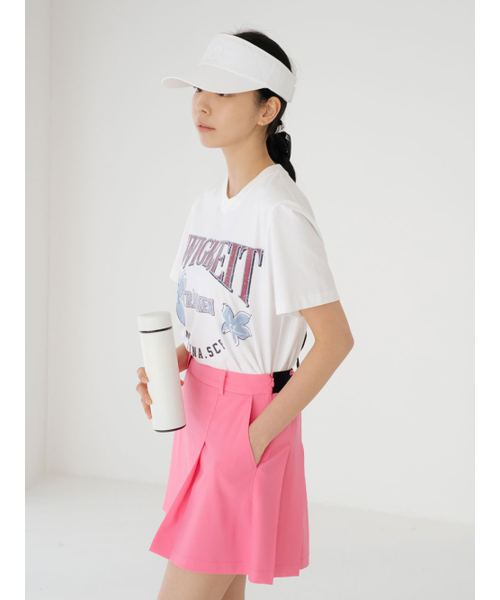 NITINA（ニティナ）の「グラフィックプリント半袖TシャツWH（Tシャツ/カットソー・レディース・ホワイト・F）」の2枚目の写真