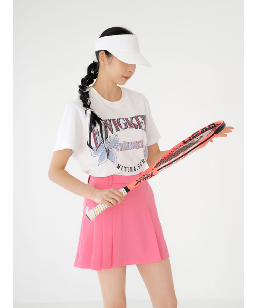 NITINA（ニティナ）の「グラフィックプリント半袖TシャツWH（Tシャツ/カットソー・レディース・ホワイト・F）」の3枚目の写真