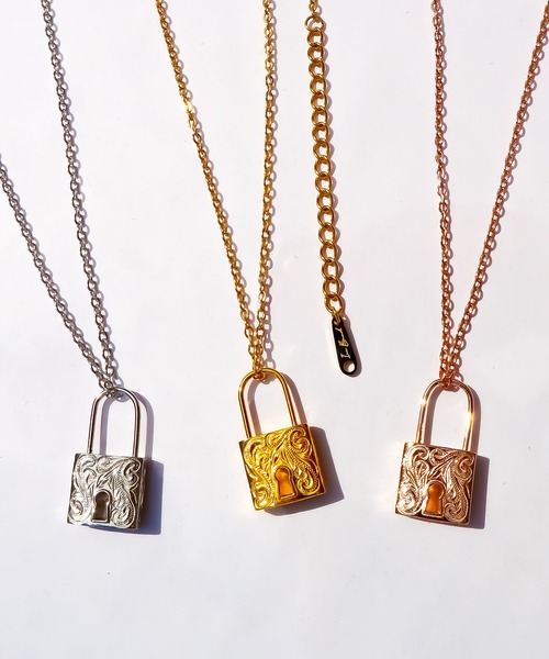 セール】2way padlock necklace/【ハワイアンジュエリー】【サージカル 