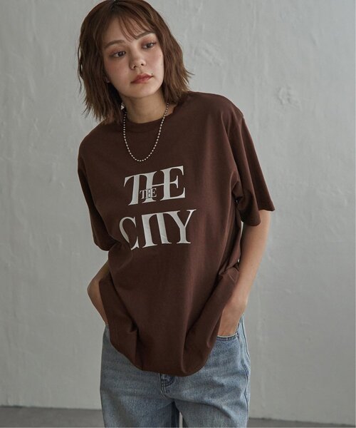 notch.(ノッチ)の「【吸水速乾/UVカット】The City プリントTシャツ(Tシャツ/カットソー・レディース・ブラック/オフホワイト/その他1/ブラウン・M)」の3枚目の写真