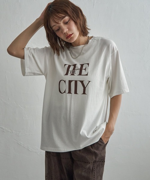 notch.(ノッチ)の「【吸水速乾/UVカット】The City プリントTシャツ(Tシャツ/カットソー・レディース・ブラック/オフホワイト/その他1/ブラウン・M)」の19枚目の写真