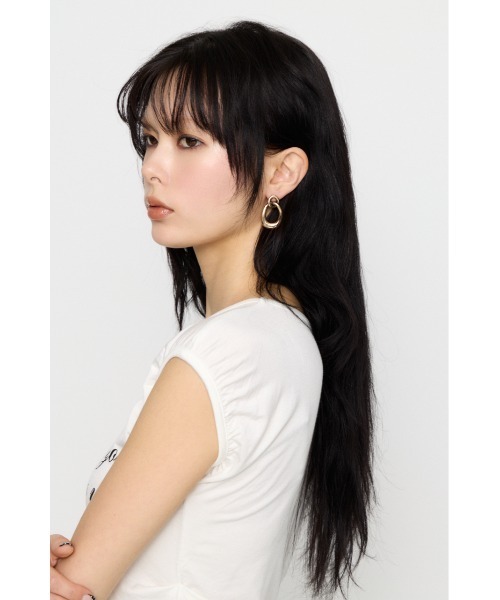 LAGUA GEM(ラグアジェム)の「TWIST HOOP ピアス(ピアス(両耳用)・レディース・ゴールド/シルバー・FREE)」の13枚目の写真