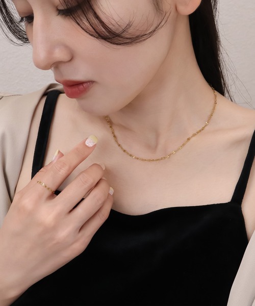 blackdia ocean(ブラックダイヤオーシャン)の「blackdia ocean ペタルチェーン エクレアチェーン リング(リング・レディース・ゴールド/シルバー/ピンクゴールド・14号/12号/9号/17号)」の9枚目の写真