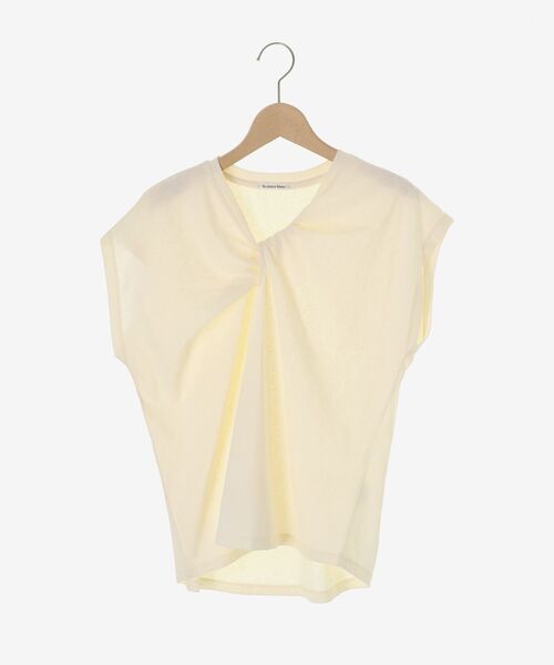 le.coeur blanc(ルクールブラン)の「《WEB限定》フロントツイストTシャツ(Tシャツ/カットソー・レディース・カーキオリーブ/オリーブ/アイボリー/チャコールグレー・38)」の18枚目の写真