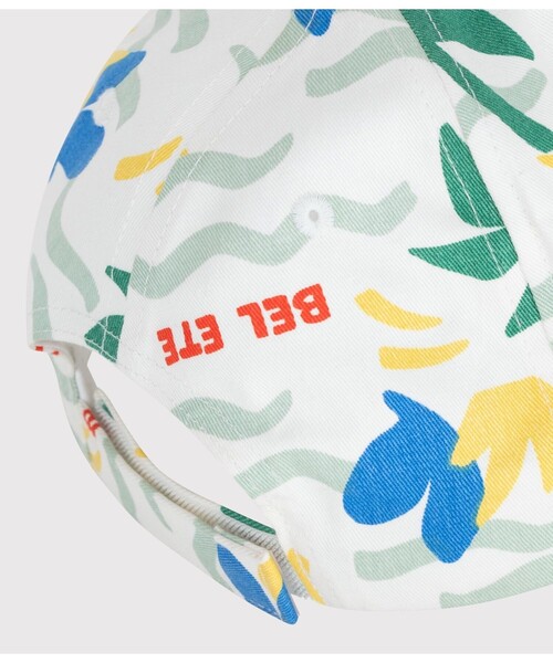 PETIT BATEAU(プチバトー)の「プリントキャップ(キャップ・キッズ・ホワイト系その他・4YEAR/8YEAR/12YEAR)」の4枚目の写真