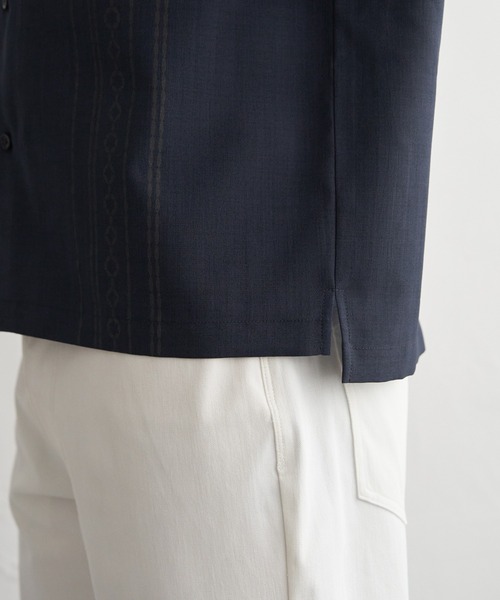 ikka(イッカ)の「【接触冷感】リネンライクエスニックプリントシャツ(シャツ/ブラウス・メンズ・カーキ/ベージュ/ネイビー・XL/L/M/S)」の20枚目の写真
