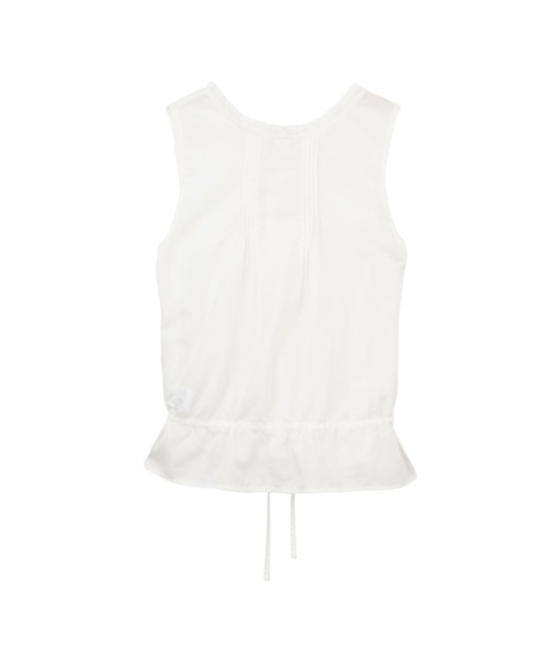 A BATHING APE（アベイシングエイプ）の「HEART BADGE WOVEN TANK TOP（タンクトップ・レディース・アイボリー・X-SMALL/SMALL）」の2枚目の写真