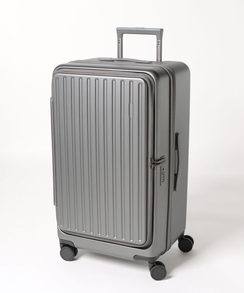 relac(レーラック)の「スーツケース 多機能 キャリーケース キャリーバッグ Lサイズ 90L 軽量 USBポート付き(スーツケース/キャリーバッグ・レディース・ホワイト/ネイビー/ブラック/グレー・LARGE)」の3枚目の写真