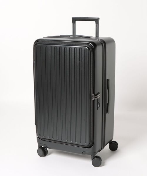 relac(レーラック)の「スーツケース 多機能 キャリーケース キャリーバッグ Lサイズ 90L 軽量 USBポート付き(スーツケース/キャリーバッグ・レディース・ホワイト/ネイビー/ブラック/グレー・LARGE)」の2枚目の写真