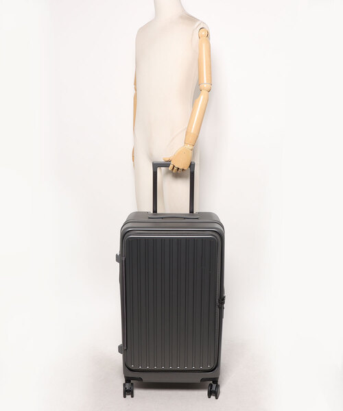 relac(レーラック)の「スーツケース 多機能 キャリーケース キャリーバッグ Lサイズ 90L 軽量 USBポート付き(スーツケース/キャリーバッグ・レディース・ホワイト/ネイビー/ブラック/グレー・LARGE)」の5枚目の写真