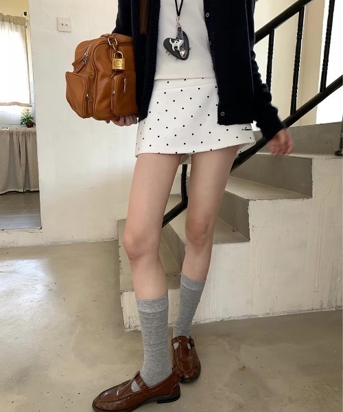 UP START(アップスタート)の「【LAMPOON】ドットマイクロミニスカパン(スカート・レディース・ホワイト・MEDIUM/SMALL/LARGE)」の16枚目の写真